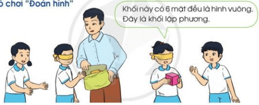 Toán lớp 3 trang 36, 37 Khối hộp chữ nhật. Khối lập phương | Cánh diều