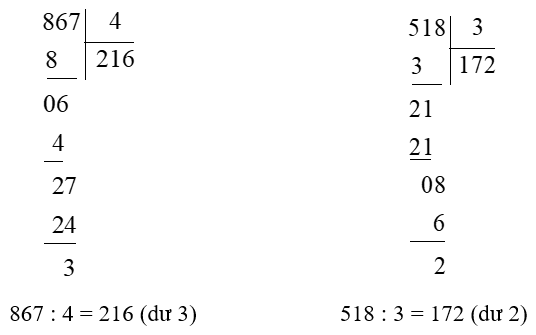Toán lớp 3 trang 69, 70 Luyện tập | Cánh diều
