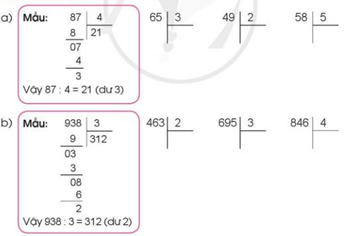 Toán lớp 3 trang 79 Luyện tập | Cánh diều