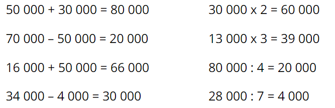 Toán lớp 3 trang 107, 108 Ôn tập về số và phép tính trong phạm vi 100 000 (Tiếp theo) | Cánh diều