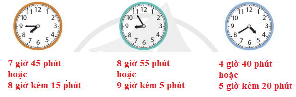 Toán lớp 3 trang 38, 39, 40 Thực hành xem đồng hồ | Cánh diều