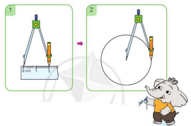 Toán lớp 3 trang 26, 27 Vẽ trang trí hình tròn | Cánh diều