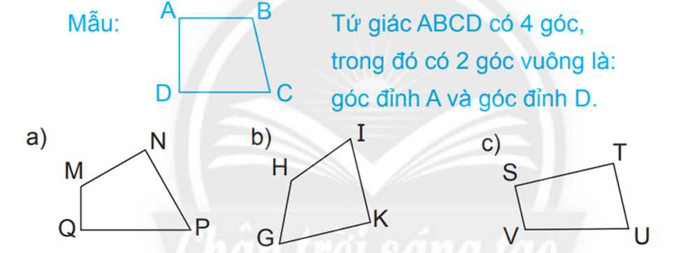 Toán lớp 3 Góc vuông, góc không vuông (trang 34 Tập 2) | Chân trời sáng tạo