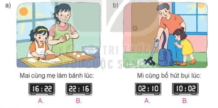 Toán lớp 3 Bài 66: Xem đồng hồ. Tháng, năm (trang 77, 78, 79, 80 Tập 2) | Kết nối tri thức