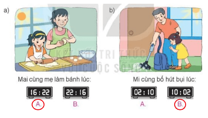 Toán lớp 3 Bài 66: Xem đồng hồ. Tháng, năm (trang 77, 78, 79, 80 Tập 2) | Kết nối tri thức