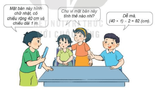 Toán lớp 3 Bài 50: Chu vi hình tam giác, hình tứ giác, hình chữ nhật, hình vuông (trang 21, 22, 23, 24, 25 Tập 2) | Kết nối tri thức