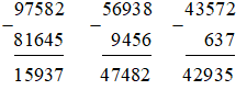 Toán lớp 3 Bài 64: Phép trừ trong phạm vi 100000 (trang 73, 74, 75 Tập 2) | Kết nối tri thức