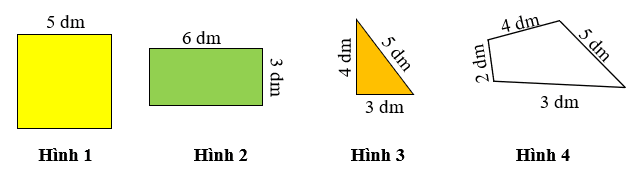 20+ Bài tập tổng hợp Chu vi, diện tích một số hình phẳng lớp 3 (có lời giải)