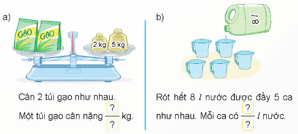 Toán lớp 4 Kết nối tri thức Bài 54: Phân số và phép chia số tự nhiên (trang 52 Tập 2) | Giải Toán lớp 4