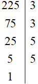 Phân tích các số sau ra thừa số nguyên tố: a) 51; b) 84; c) 225; d) 1 800