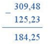 Đặt tính rồi tính: a) 32,475 + 9,681;  b) 309,48 – 125,23.