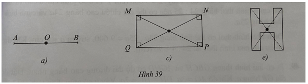 Bài tập trắc nghiệm Hình có tâm đối xứng (có đáp án) | Kết nối tri thức Toán lớp 6