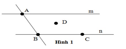 Bài tập trắc nghiệm Bài 32: Điểm và đường thẳng có đáp án - Kết nối tri thức