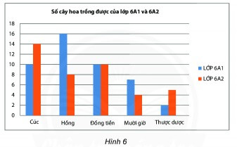 Bài tập Biểu đồ cột kép (có lời giải) | Kết nối tri thức Trắc nghiệm Toán lớp 6