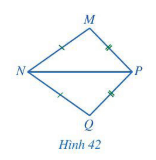 Cho Hình 42 có MN = QN, MP = QP