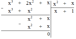 Tính: (x2 - 2x +1) : (x - 1)