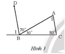 Quan sát Hình 3 Bài 4 trang 87 Toán lớp 7 Tập 1