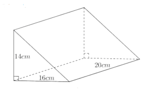 15 Bài tập Diện tích xung quanh và thể tích hình lăng trụ đứng tam giác, hình lăng trụ đứng tứ giác (có đáp án) | Chân trời sáng tạo Trắc nghiệm Toán 7