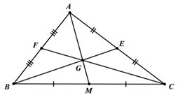 15 Bài tập Tính chất ba đường trung tuyến của tam giác (có đáp án) | Chân trời sáng tạo Trắc nghiệm Toán 7