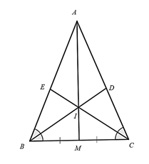 15 Bài tập Tính chất ba đường phân giác của tam giác (có đáp án) | Chân trời sáng tạo Trắc nghiệm Toán 7