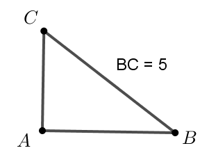 Sử dụng phần mềm Geogebra, em hãy vẽ tam giác ABC vuông tại A, AB = 4 cm