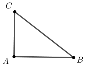 Sử dụng phần mềm Geogebra, em hãy vẽ tam giác ABC vuông tại A, AB = 4 cm