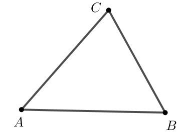 Vẽ tam giác ABC có AB = 6 cm, góc BAC=50 độ, góc ABC=60 độ