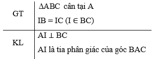 Tam giác cân. Đường trung trực của đoạn thẳng (Lý thuyết Toán lớp 7) | Kết nối tri thức (ảnh 10)