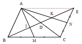 15 Bài tập Sự đồng quy của ba đường trung tuyến, ba đường phân giác trong một tam giác (có đáp án) | Kết nối tri thức Trắc nghiệm Toán 7