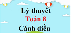 Lý thuyết Toán 8 Cánh diều (hay, chi tiết) | Kiến thức trọng tâm Toán 8