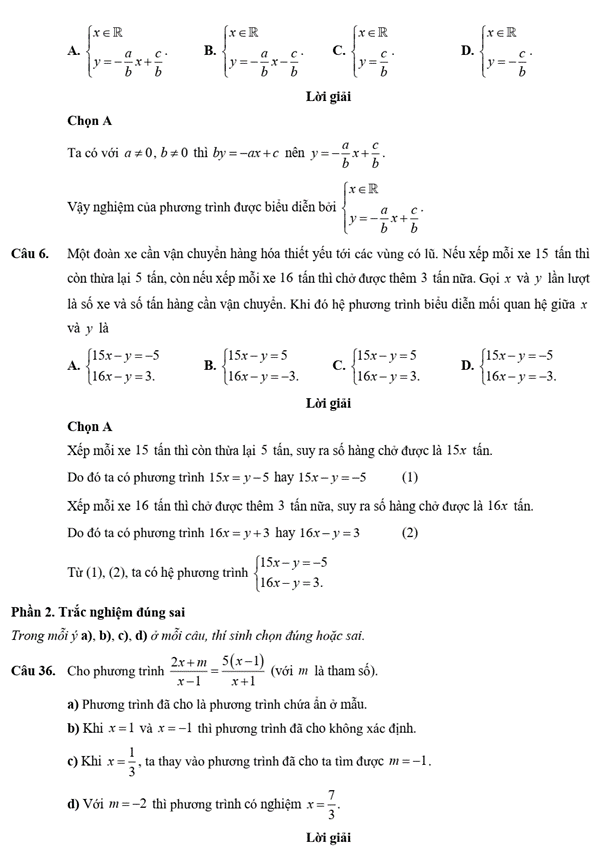 Đề kiểm tra Toán 9 Cánh diều Chương 1 (có lời giải)