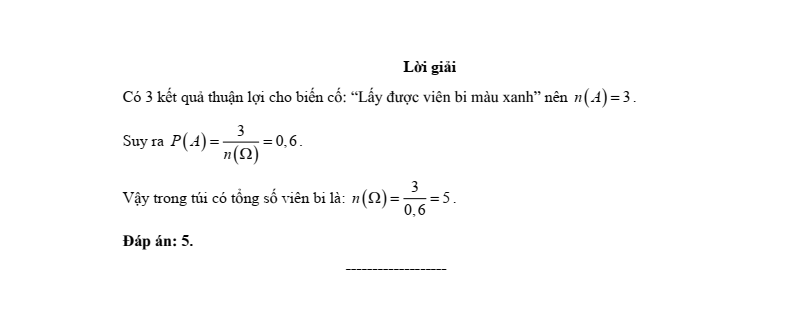 Đề kiểm tra Toán 9 Kết nối tri thức Chương 8 (có lời giải)