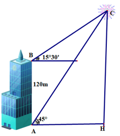 Áp dụng giải tam giác vào các bài toán thực tế (cách giải + bài tập)