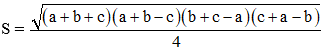 Bài tập Công thức Heron tính diện tích tam giác (cực hay, chi tiết)