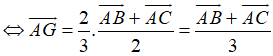 Bài tập về Quy tắc trọng tâm tam giác của vecto (cực hay, chi tiết)