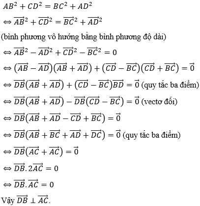 Cách chứng minh Hai vecto vuông góc (cực hay, chi tiết)