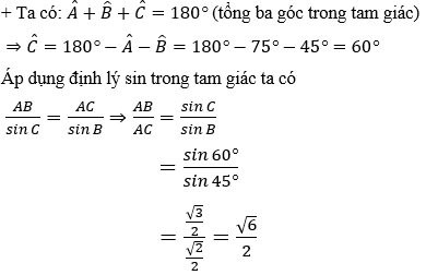 Cách giải bài tập về Định lí Sin trong tam giác (cực hay, chi tiết)