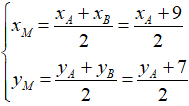 Cách tìm tọa độ trung điểm của đoạn thẳng (cực hay, chi tiết)