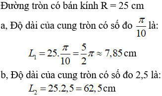 Cách tính độ dài cung tròn (cực hay, chi tiết)