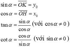 Cách tính giá trị lượng giác của một góc, của một cung (cực hay, chi tiết)