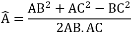 Hệ thức lượng trong tam giác và cách giải bài tập hay, chi tiết