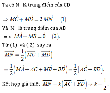 15 Bài tập Chứng minh đẳng thức vectơ có lời giải