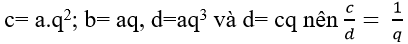 Cách chứng minh đẳng thức dựa vào tính chất của cấp số nhân cực hay