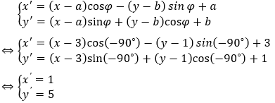 Cách tìm ảnh của điểm qua phép quay cực hay