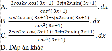 Cách tìm vi phân của hàm số hay, chi tiết