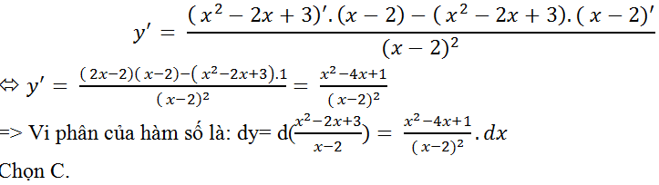 Cách tìm vi phân của hàm số hay, chi tiết