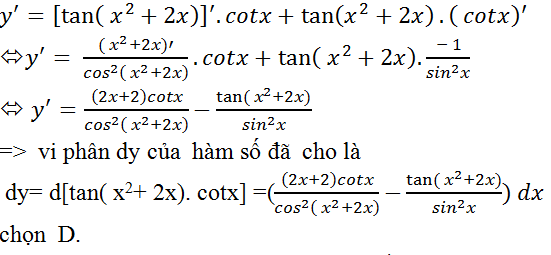 Cách tìm vi phân của hàm số hay, chi tiết