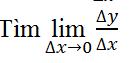 Bài tập tính đạo hàm bằng định nghĩa cực hay, có lời giải