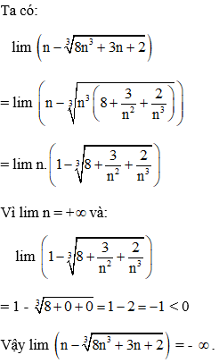Cách tính giới hạn của dãy số có chứa căn thức cực hay, chi tiết