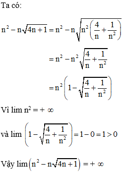 Cách tính giới hạn của dãy số có chứa căn thức cực hay, chi tiết